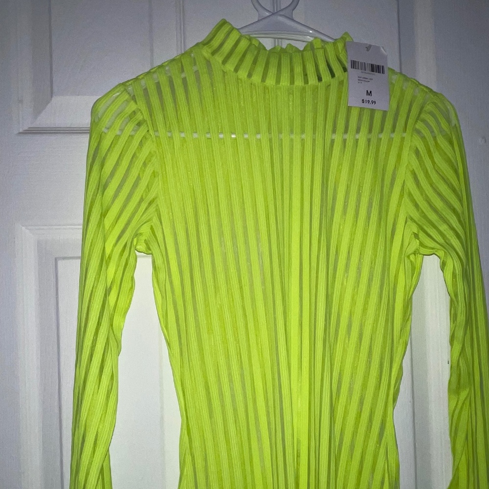 WOMA´S LONG SLEEVE MESH DRESS by FOREVER 21 BNWT / VERY SEXY / SZ M